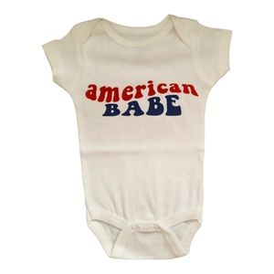 American Babe bodysuit 6/9 months